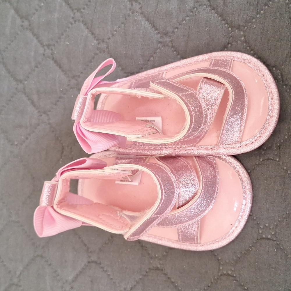 First Steps Infant sandals, size 3-6 months,  pink